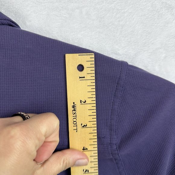 Nat Nast Men’s Long Sleeve Button Down Luxury Originals M Purple Texture Check - Picture 5 of 12